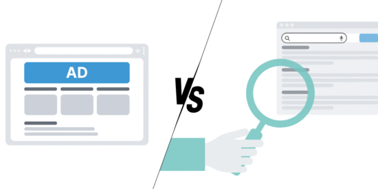 Display vs search